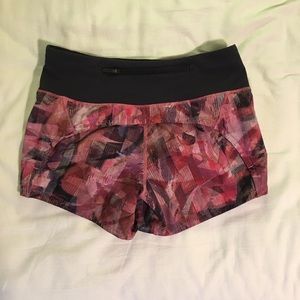 Lululemon speed up shorts